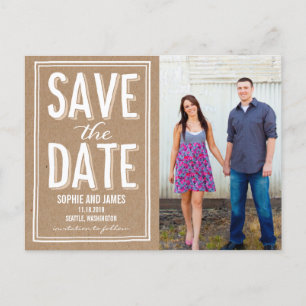 Big Day Save the Date Briefkaart