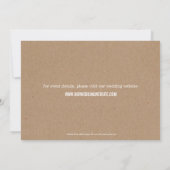 Big Day Save the Date Card (Achterkant)