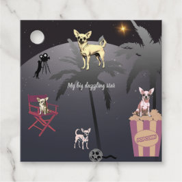 Big Dazzling Star Bedankjes Labels