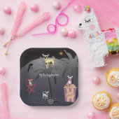 Big Dazzling Star Papieren Bordje (Feest)