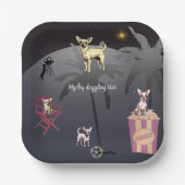 Big Dazzling Star Papieren Bordje (Voorkant)