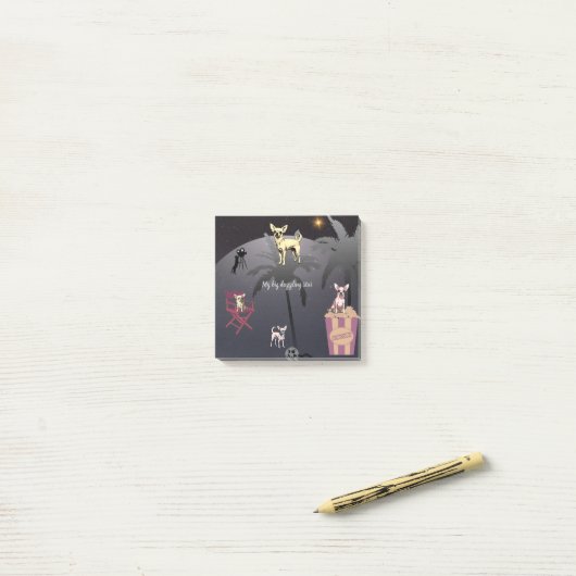 Big Dazzling Star Post-it® Notes (Op bureau)