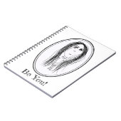 Big Dead Face (Tilly-ontwerp) Notitieboek (Linkerzijde)