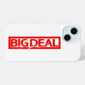 Big Deal Stamp Case-Mate iPhone Case (Achterkant (horizontaal))