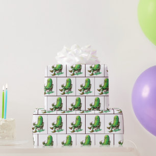Big Dill Pickle in een stoel Cadeaupapier