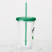 Big Dill Pickle Pun Acryl Drinkbeker (Rechts)
