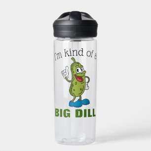 Big Dill Pickle Pun Waterfles