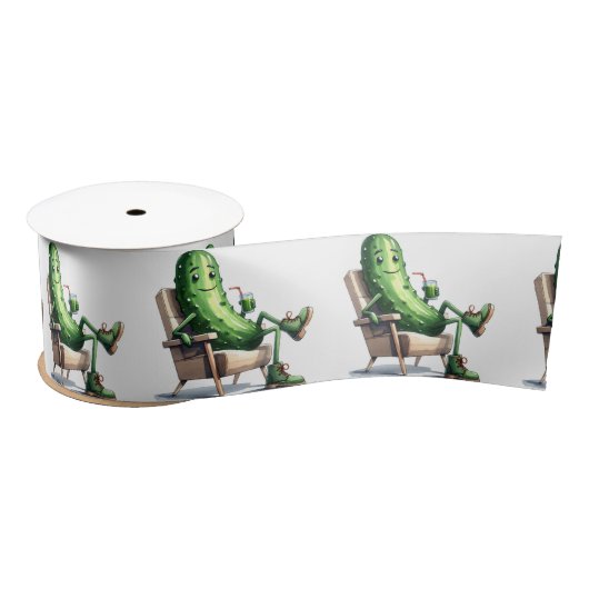 Big Dill Pickle zittend in een stoel Lint (Spoel)