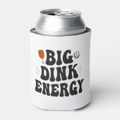 Big Dink Energy Grappige Pickleball Dinking Kampio Blikjeskoeler (Blikje Voorkant)