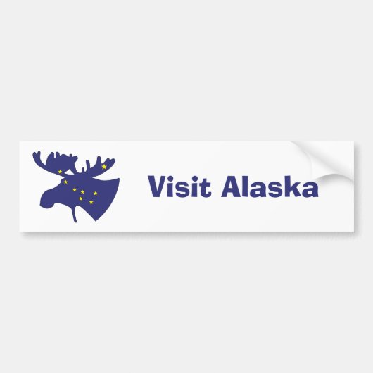 Big Dipper Moose Bumpersticker (Voorkant)