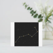Big Dipper Star Constellation Graphic Briefkaart (Staand voorkant)