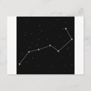 Big Dipper Star Constellation Graphic Briefkaart