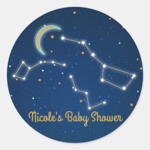 Big Dipper Star Gazing Constellation Celestial Ronde Sticker