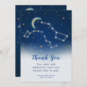 Big Dipper Star Gazing Constellation Dank je wel Kaart (Voorkant / Achterkant)