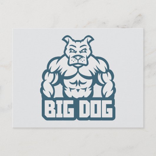 Big Dog Briefkaart (Voorkant)