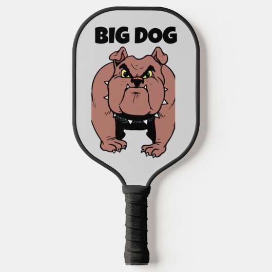 BIG DOG BULLDOG GRAPPIGE PICKLEBALL PADDLE (Voorkant)