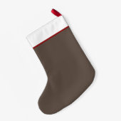 Big Dog Paw Print | Schattigee Canine Lover's Holi Kleine Kerstsok (Achterkant (Hangend))