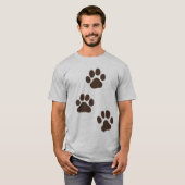 Big Dog Paw-printers T-shirt (Voorkant volledig)