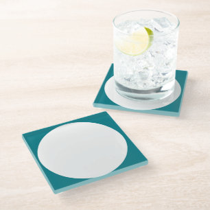 Big Dot white + je rug. en ideeën Glazen Onderzetter