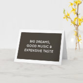 Big Dreams, Bonne Musique & Carte de note dégustat (Fleur jaune)