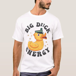 Big Duck Energie Grappig  Retro Vogelcadeau T-shirt