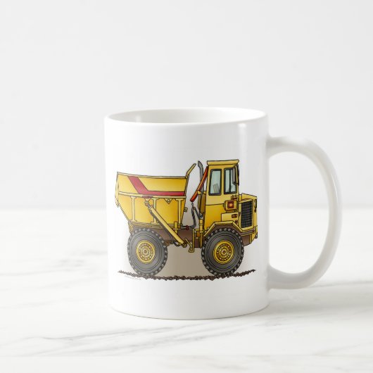 Big Dump Truck Coffee Mok (Rechts)