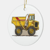 Big Dump Truck Keramisch Ornament (Links)