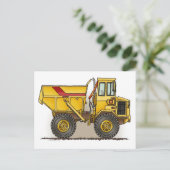 Big Dump Truck Post Card Briefkaart (Staand voorkant)
