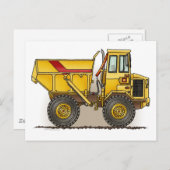 Big Dump Truck Post Card Briefkaart (Voorkant / Achterkant)