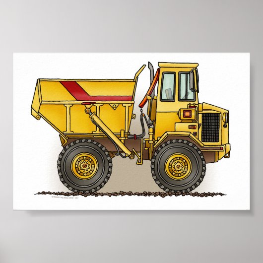 Big Dump Truck Poster (Voorkant)