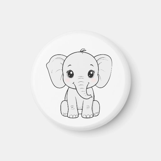 Big Ears, Bigger Heart Magneet (Voorkant)