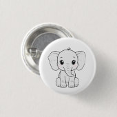 Big Ears, Bigger Heart Ronde Button 3,2 Cm (Voorkant /achterkant)