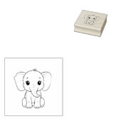 Big Ears, Bigger Heart Rubberstempel (Gestempeld)