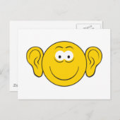 Big Ears Face Briefkaart (Voorkant / Achterkant)