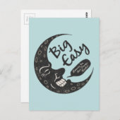 Big Easy Crescent Briefkaart (Voorkant / Achterkant)