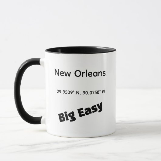 Big Easy New Orleans Coffee Mug Mok (Links)