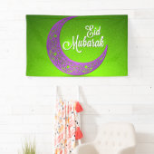 Big Eid Mubarak Banner, Sign, Wall Hanging Spandoek (Insitu)