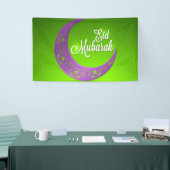 Big Eid Mubarak Banner, Sign, Wall Hanging Spandoek (Beurs)