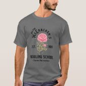 Big Ern Mccracken Bowling School, Est.1996 Flower T-shirt (Voorkant)
