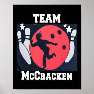 Big Ern Mccracken Funny King Pin Bowling T Shirt 1 Poster