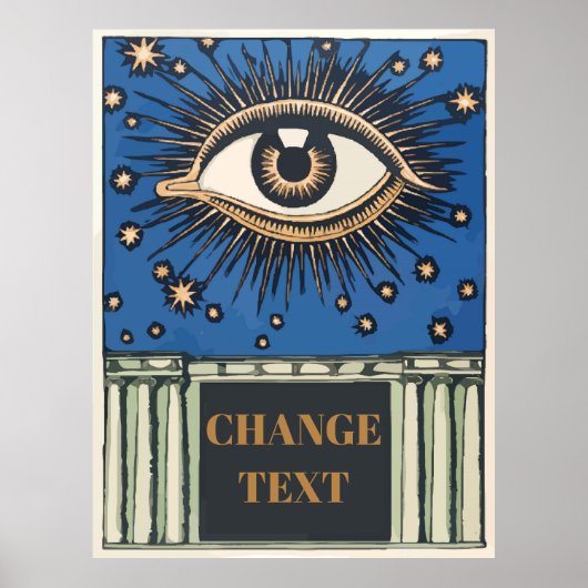 Big Eye, bewerk tekst Poster (Voorkant)