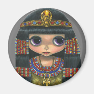 Big Eye Cleopatra Girl Doll Cute magnet Magneet