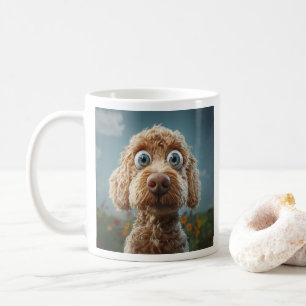 Big-Eyed Australian Labradoodle Koffiemok