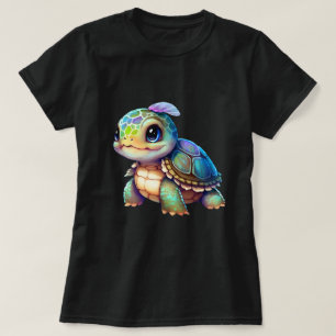 Big Eyed Baby Turtle Graphic T-shirt