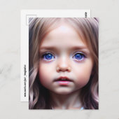  BIG EYED Briefkaart (Voorkant / Achterkant)