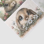 Big Eyed Bunnies Tissuepapier (Detail)