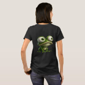 Big-Eyed Cartoon Frog T-shirt (Achterkant volledig)