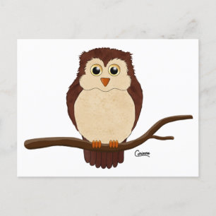 Big Eyed Owl - Briefkaart