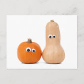 Big Eyed Pumpkin en Squash Briefkaart (Voorkant)