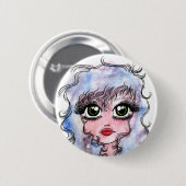 Big Eyes 2 Ronde Button 5,7 Cm (Voorkant /achterkant)
